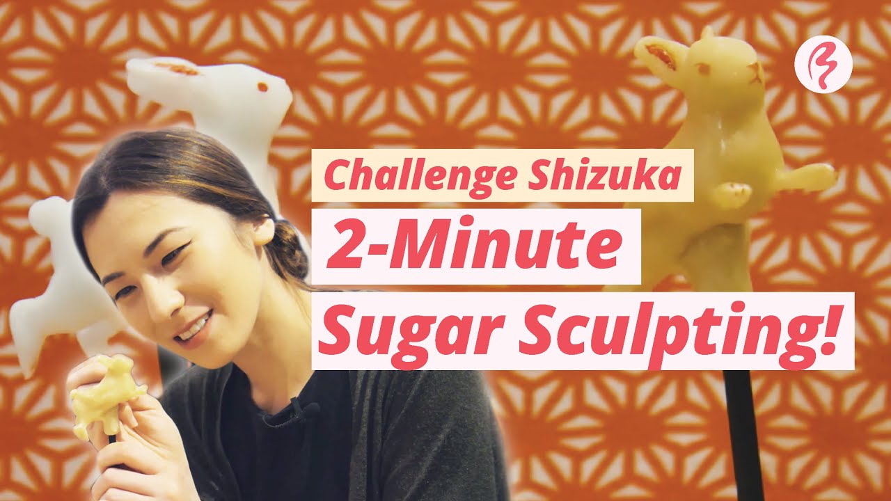 Attempting Japanese Candy Sculpting, Amezaiku | Challenge Shizuka