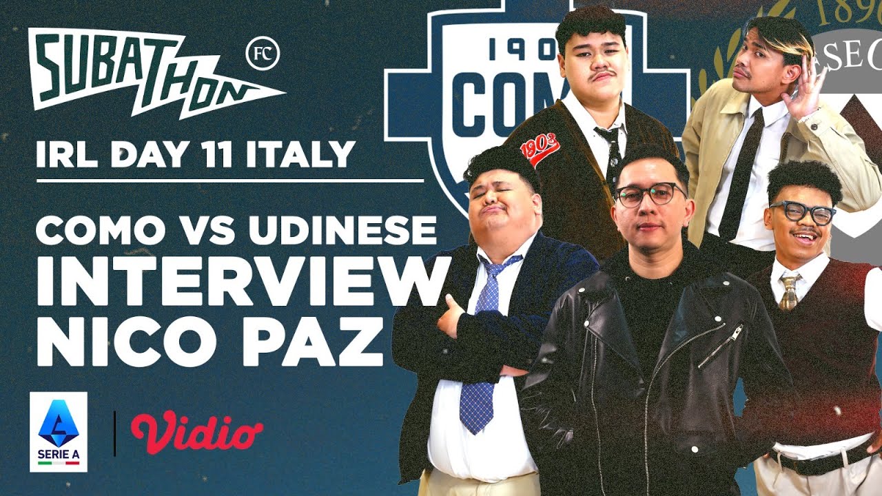 IRL DAY 11 ITALY : COMO VS UDINESE INTERVIEW NICO PAZ