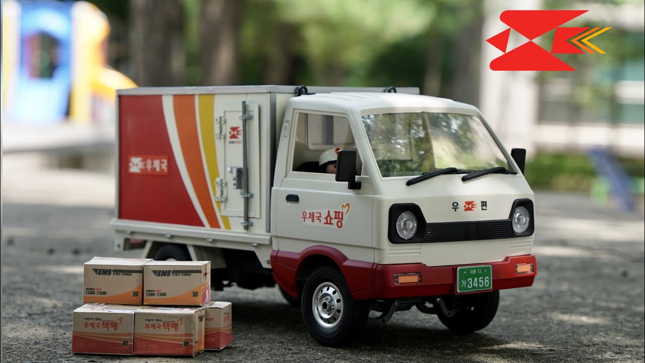 WPL D12 / Korea Postal Delivery Truck / Making / 우체국 택배트럭 만들기