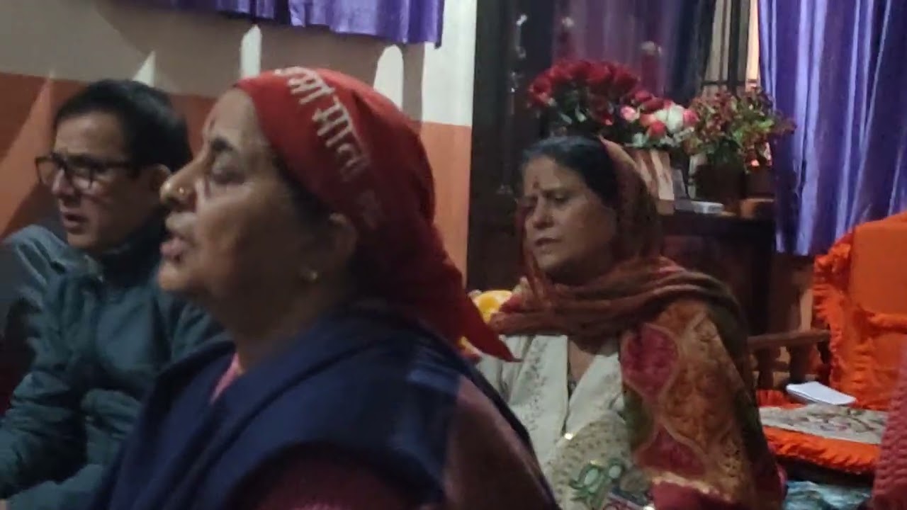 Bhajan sung by Dileep Kumar Tanha at shri Swami Svayamananda G Maharaj Ashram Muthi Jammu 🎉🎉🎉🙏🙏🙏🙏