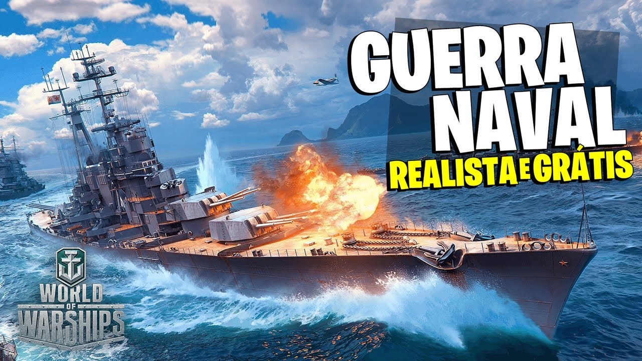 GAME DE BATALHA NAVAL ULTRA REALISTA E VICIANTE! (GRÁTIS) World of Warships
