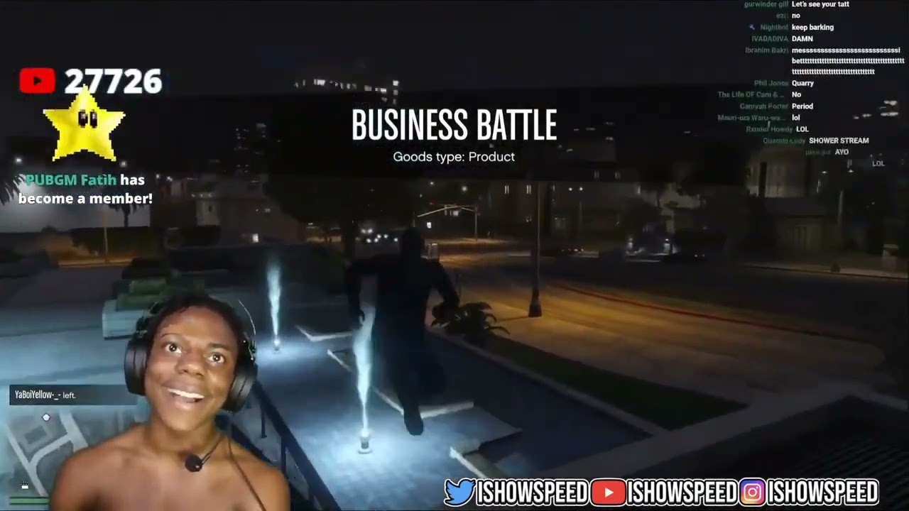 IShowSpeed Plays GTA 5 Online FOR THE FIRST TIME FULL VIDEO