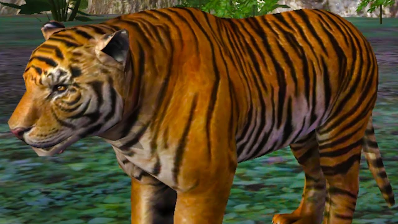 Симулятор ТИГРА против Гориллы обезьяны и Босса Бегемота #1 Ultimate Jungle Simulator на ПУРУМЧАТА