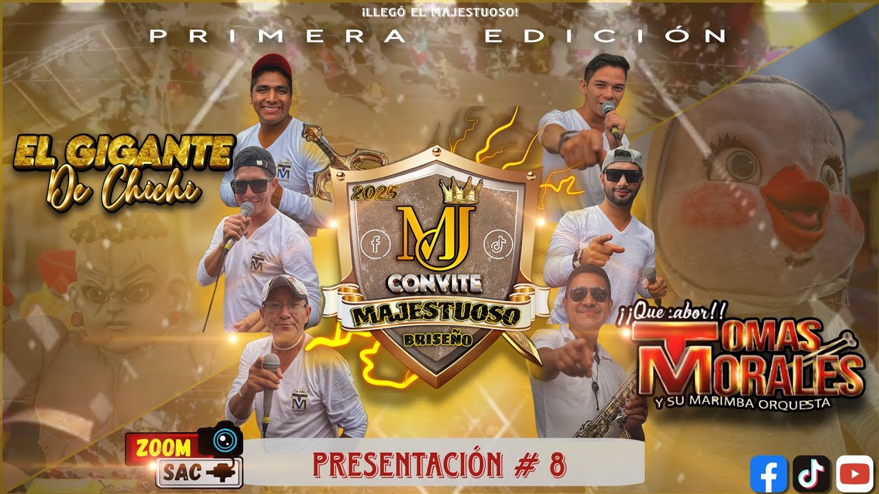 CONVITE MAJESTUOSO BRISEÑO - Primera Edición 2025 Presentación #8 Música - Tomás Morales 