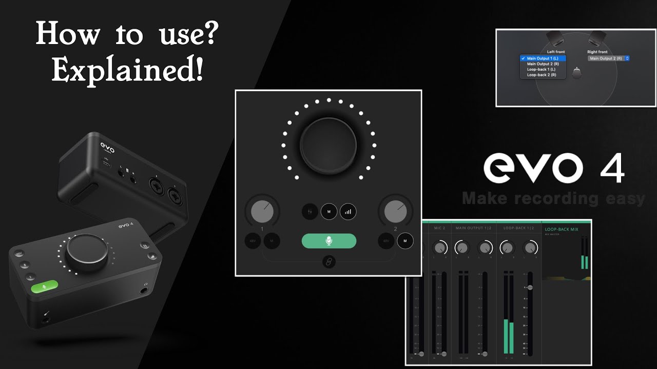 Audient Evo 4 : How to Use? Explained!