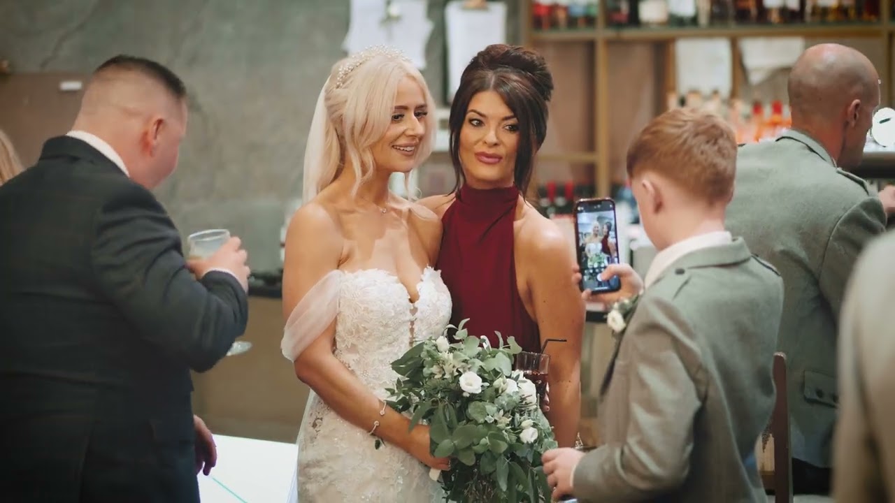 Rebeckah and Derek Highlights Film, Riverside Lodge Hotel Irvine, 28th December 2024