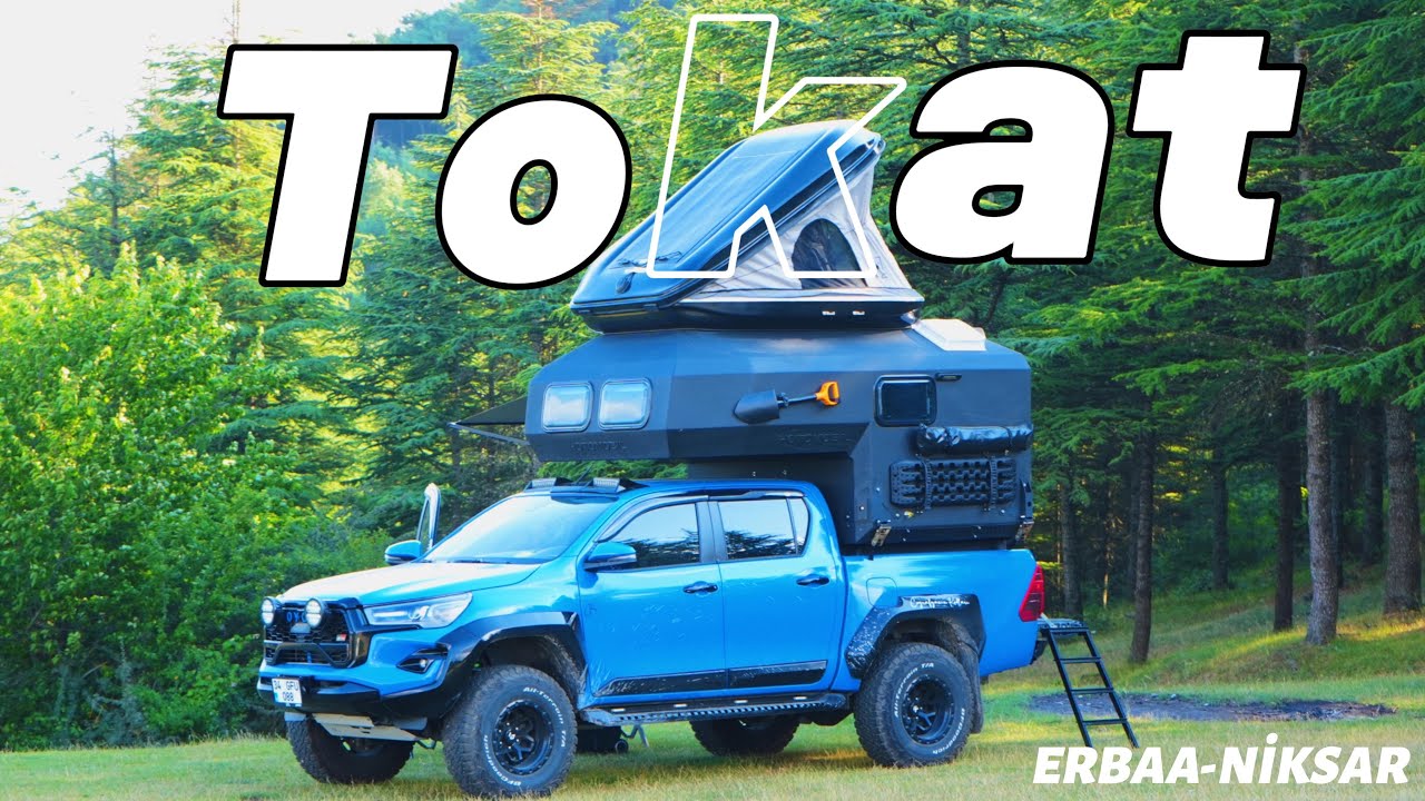 ERSTE STADT! ASMR CAMPING UND REISE IN TOKAT MIT UNSEREM 4x4 CARAVAN