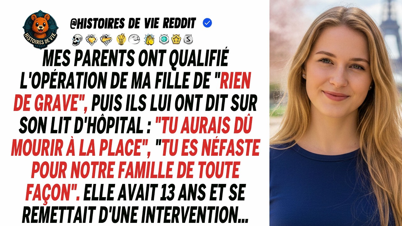 À l'hôpital, mes parents disaient que l'opération de ma fille n'était rien de grave...