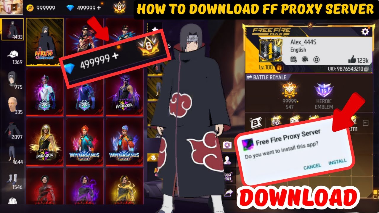 How to download Free Fire Proxy Server || Free Fire Proxy Server download link / ff proxy server 