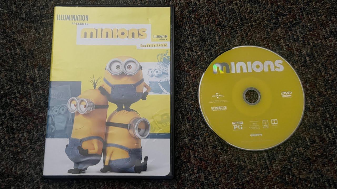Opening /Closing To Minions (2015 DVD)