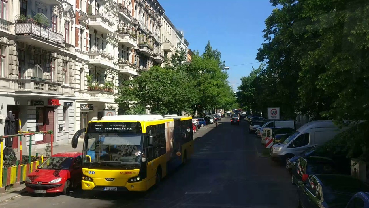 Time Lapse: Bus 101 through Berlin / Guerickestraße to U Turmstraße