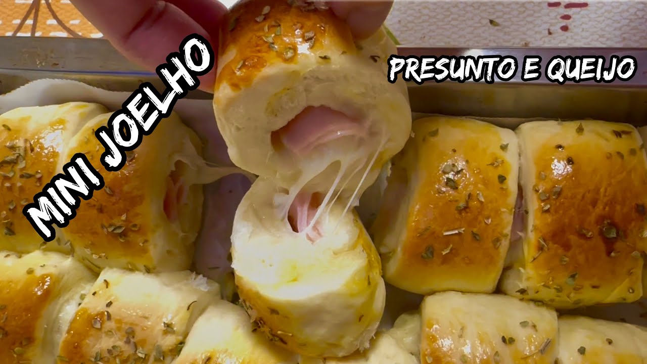 Mini Joelho Recheado que Desaparece da Mesa em Minutos