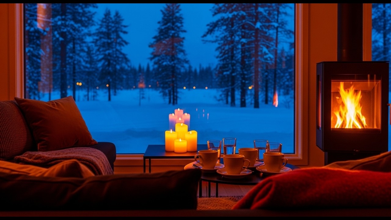 Cozy Fireplace 4K (12 HOURS). Gentle Crackling Fire for Sleep, Study & Meditation