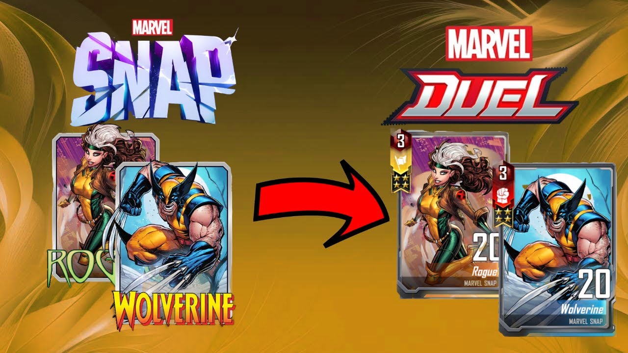 New Rogue and Wolverine Snap Cards | Marvel Duel