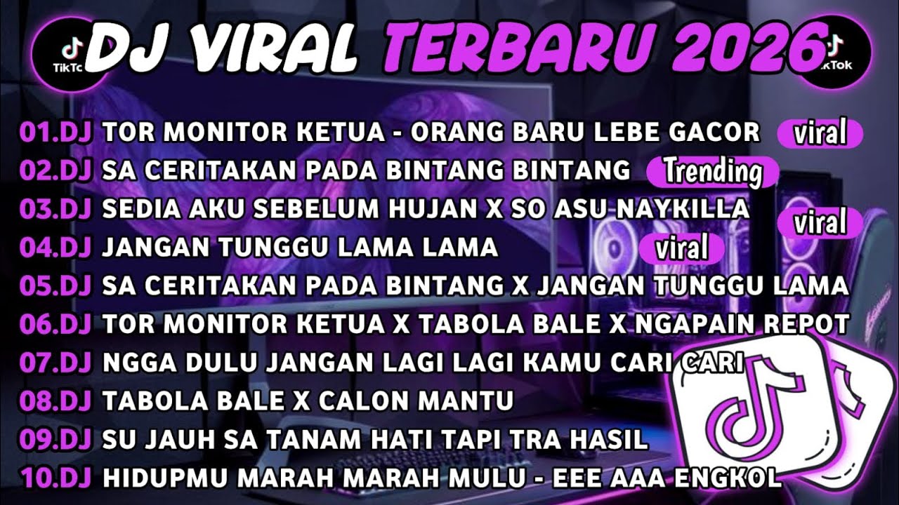 DJ TIKTOK TERBARU 2026||DJ ORANG BARU LEBE GACOR🎵 DJ SA CERITAKAN PADA BINTANG BINTANG FULL ALBUM