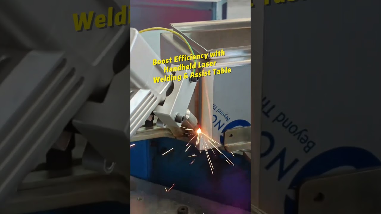 Boost Efficiency with Handheld Laser Welding & Assist Table#metalprocessing #precisionwelding