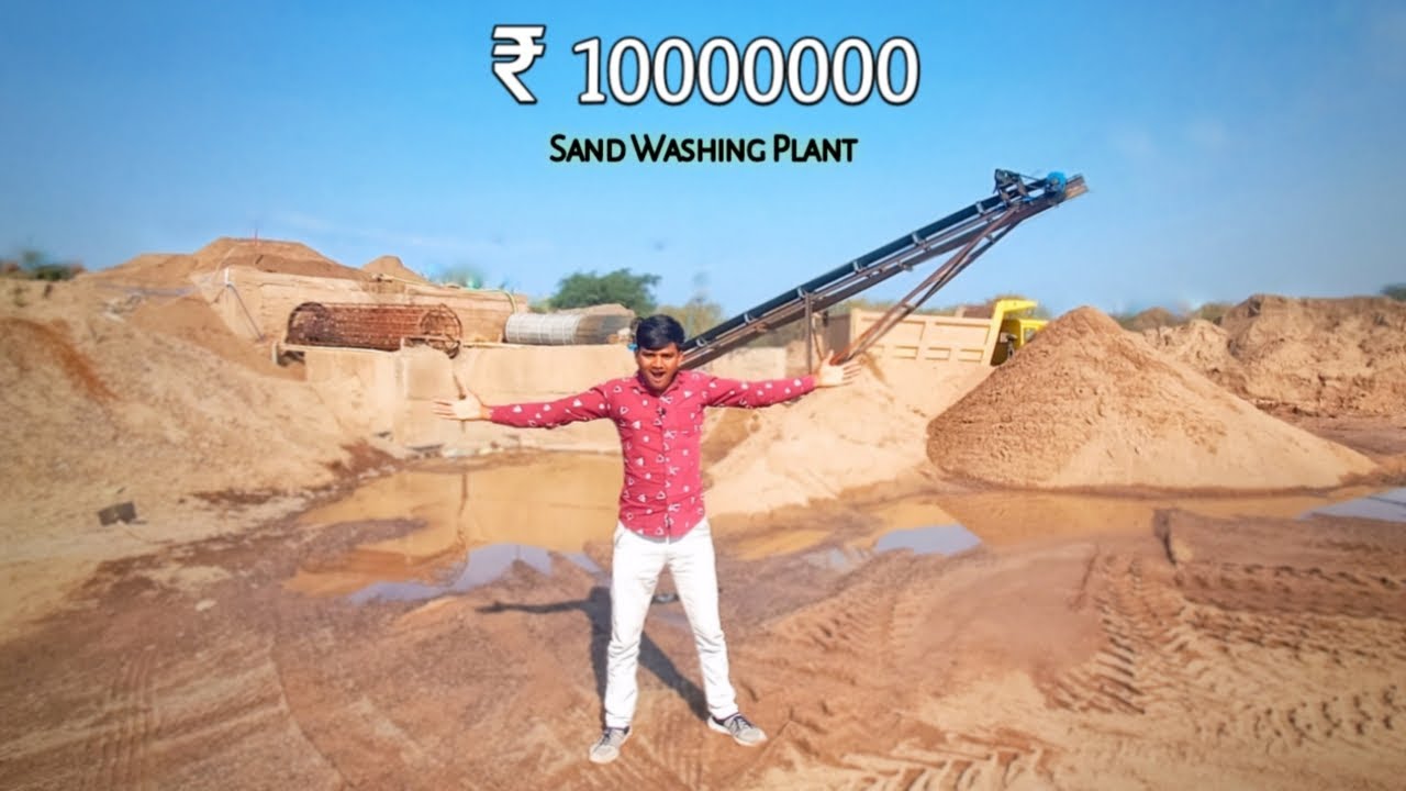 Sand Washing Plant || worth 1 Crore || @Madmanexperiment