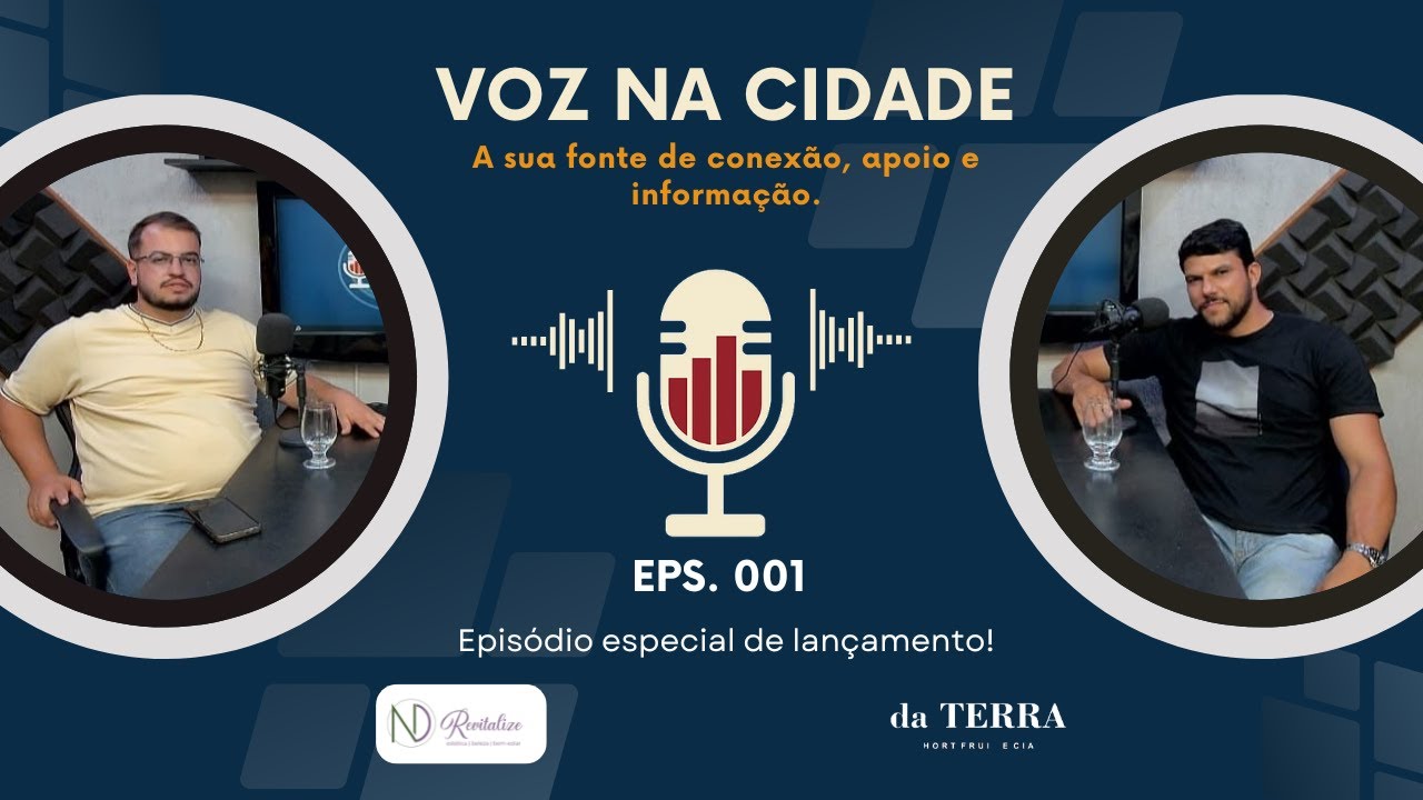 Podcast Voz na Cidade #01- Episódio de estreia.