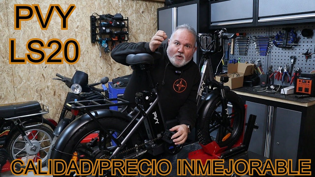 PVY LS20 / la BICICLETA ELECTRICA plegable MAS ECONOMICA CALIDAD/PRECIO /  GINESSOT