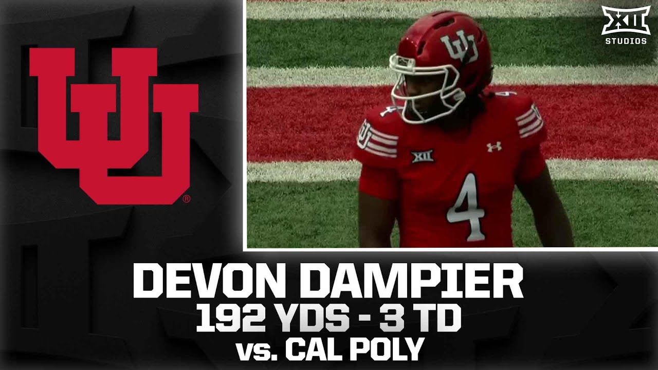 Devon Dampier SHOWS OUT with 3 TD's vs Cal Poly