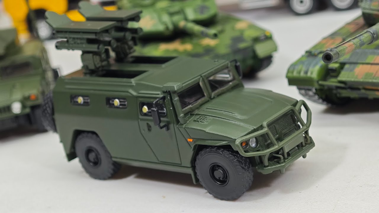 TJ1009 Gaz Tiger Tank by Massdi 1/64 | UNBOXING and REVIEW