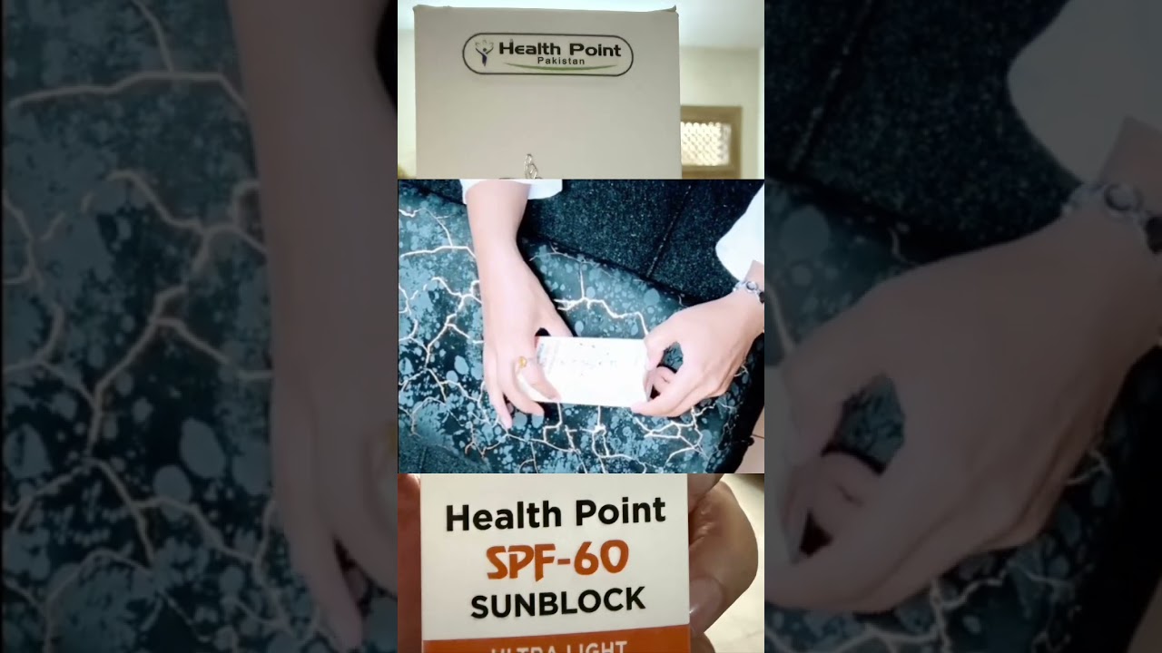 Is Health Point SPF 60 The Best Sunblock In Pakistan? Aesthetician Review  #Sunblockinpakistan