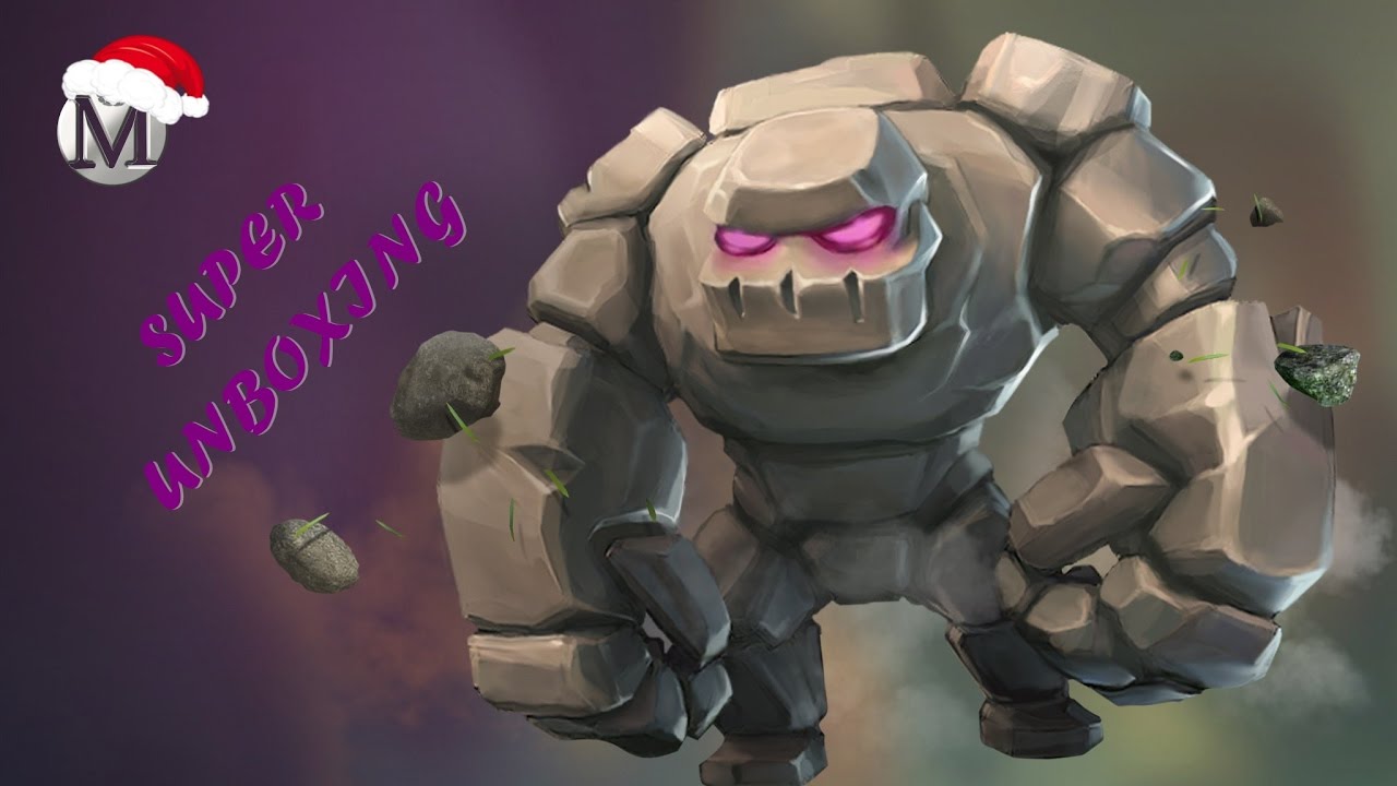Unboxing GOLEM 🏆 Clash Royale 🏆 Clash of Clans 🏆 Action Figure