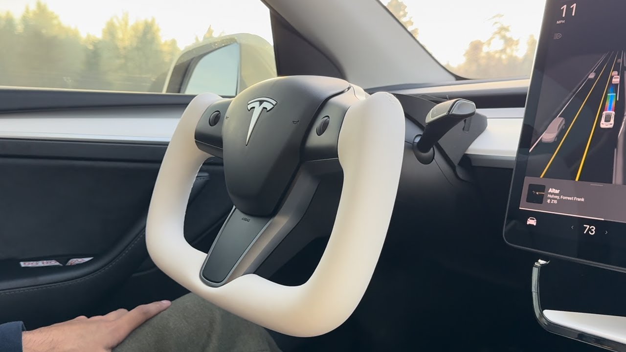 Tesla Model Y Yoke Install
