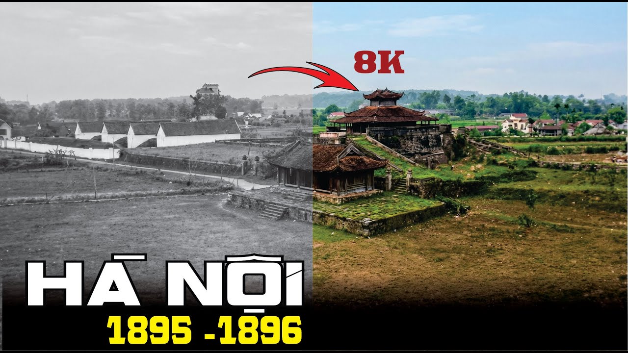 HÀ NỘI 1895 - 1896. Những Bức Ảnh Quý Giá Được Phục Chế Sắc Nét.| Tư Liệu Quý Hiếm Về Hà Nội Xưa.
