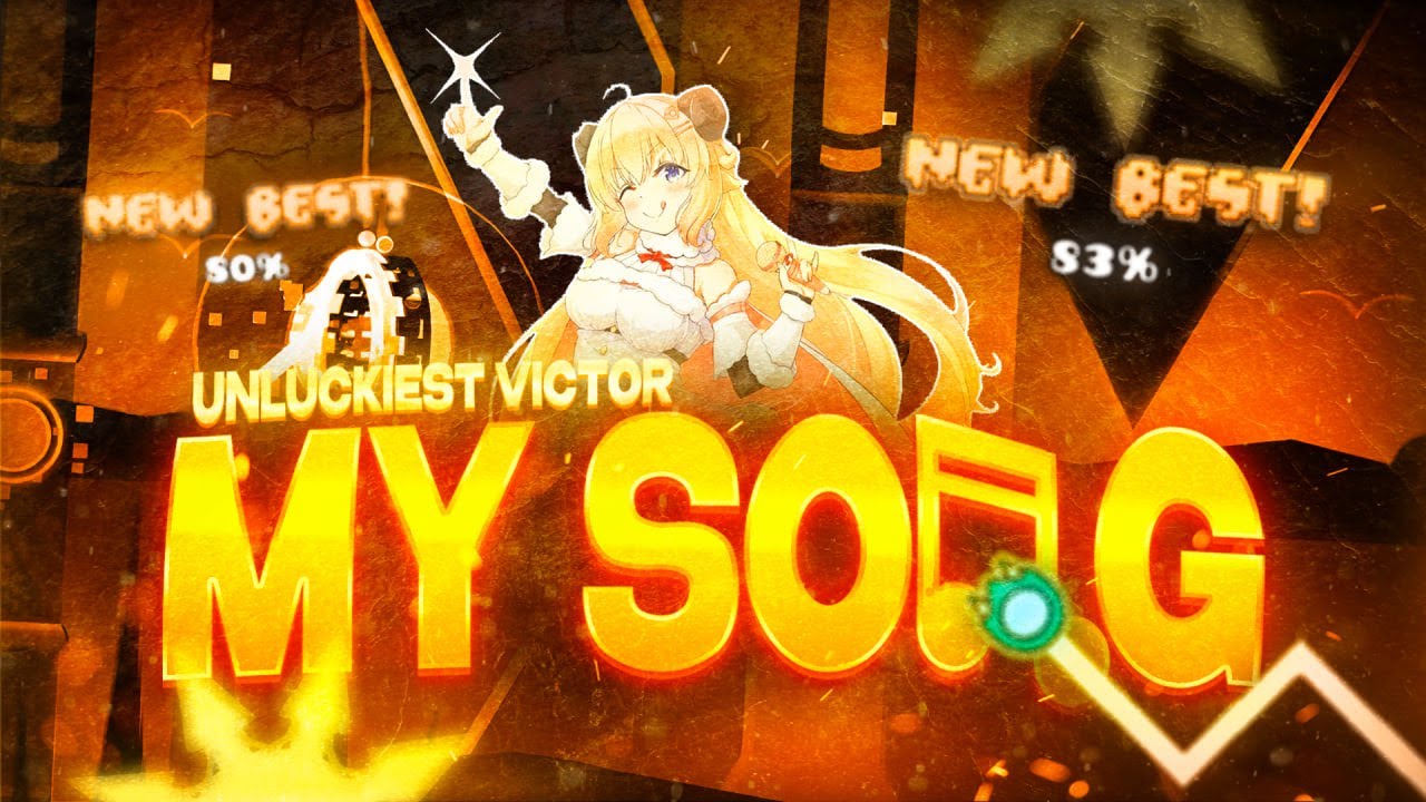 The unluckiest walkthrough in the GD - My Song 100%