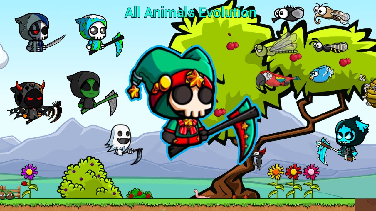 All Animals Evolution With Latest Xmas Reaper (EvoWorld.io)