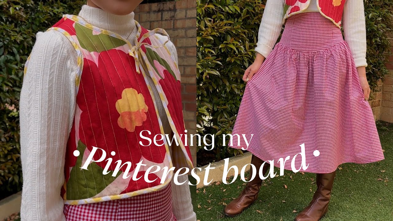 Sewing my Pinterest board — Spring Vacation Edition 🌿