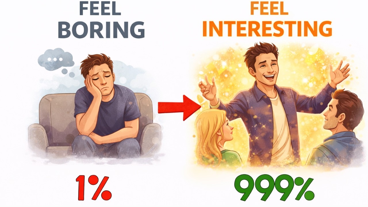 Why You Feel Boring And How to Become Interesting Fast