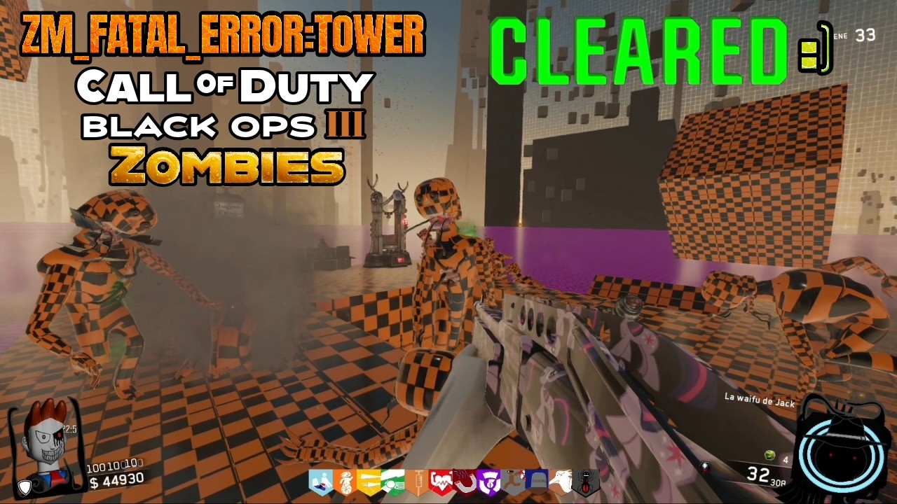 Time to BEAT Fatal Error Tower & it's RIDICULOUS wall run PARKOUR! - Bo3 Custom Zombies