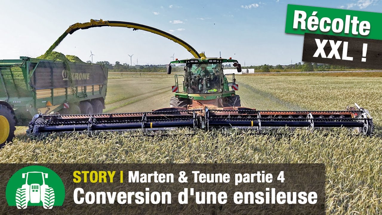 Agrarservice Marten & Teune | Nouveautés | Ensileuse + barre de coupe | Neu Poserin | Partie 4