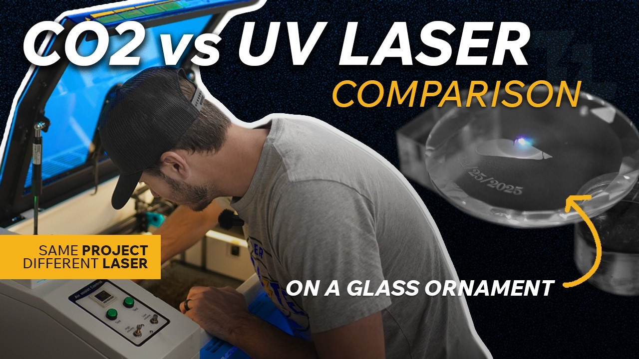 UV vs CO₂ Thunder Lasers - Which is better on GLASS?