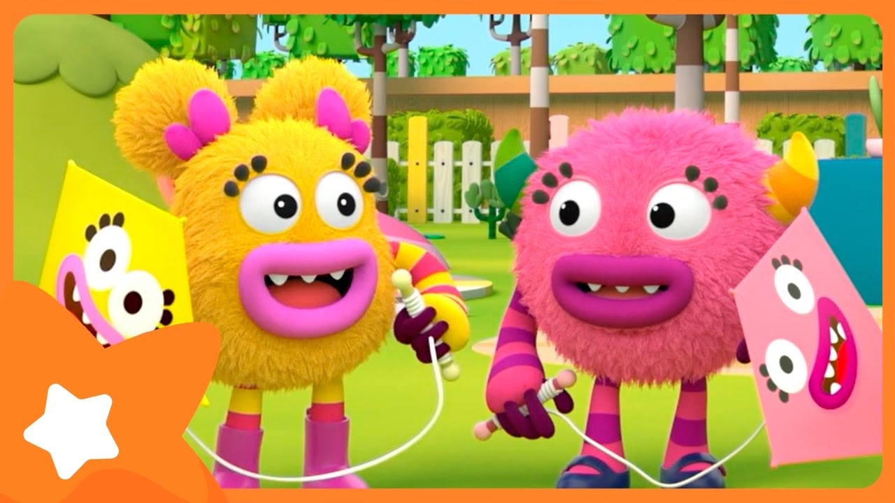 MOMONSTERS in English 🤪 Kite Day 🪁🌈 VIDEOS and CARTOONS for KIDS