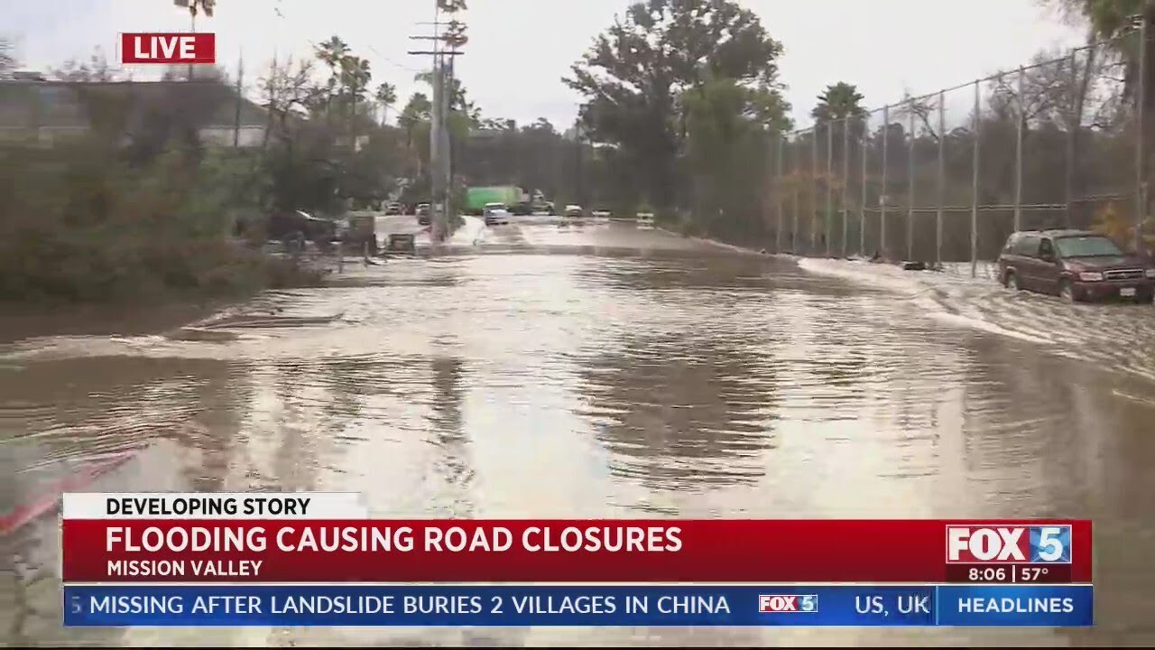 Storm Clean-up in Mission Valley