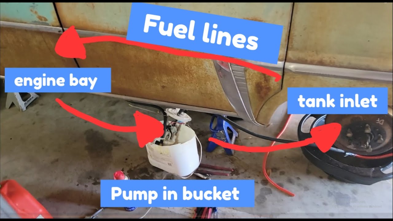 How to clean old fuel lines