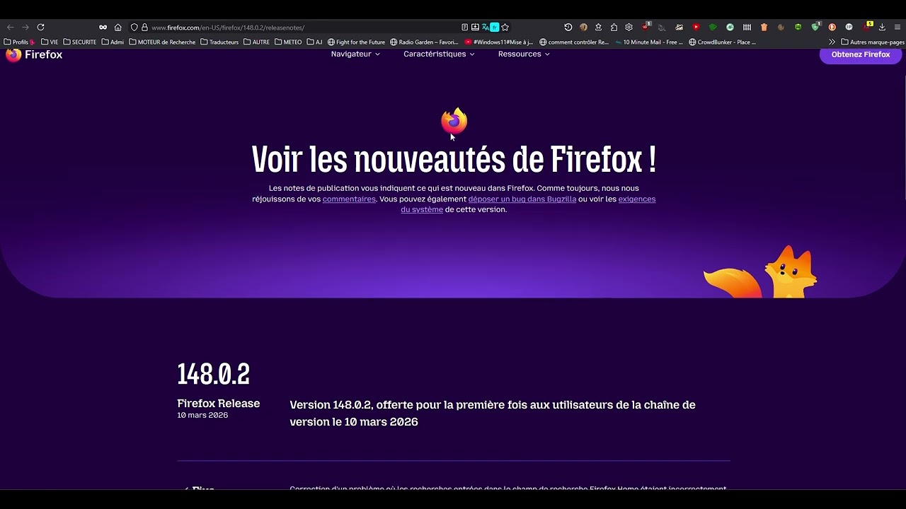 #Windows#macOS#Linux#Frefox Classic passe en version 148.0.2