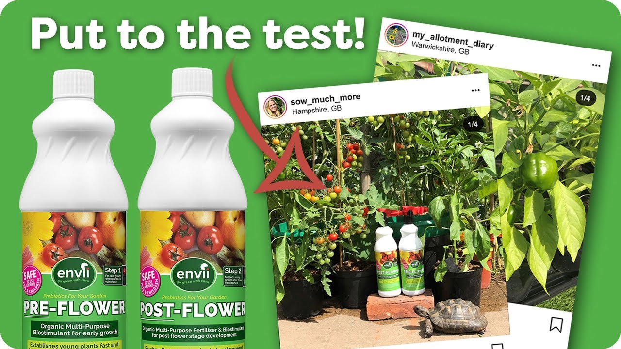 Gardening Influencers try out Envii Pre and Post-Flower