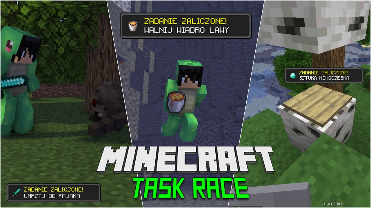 WALE WIADRO LAWY TAK O - Minecraft Task Race 2!