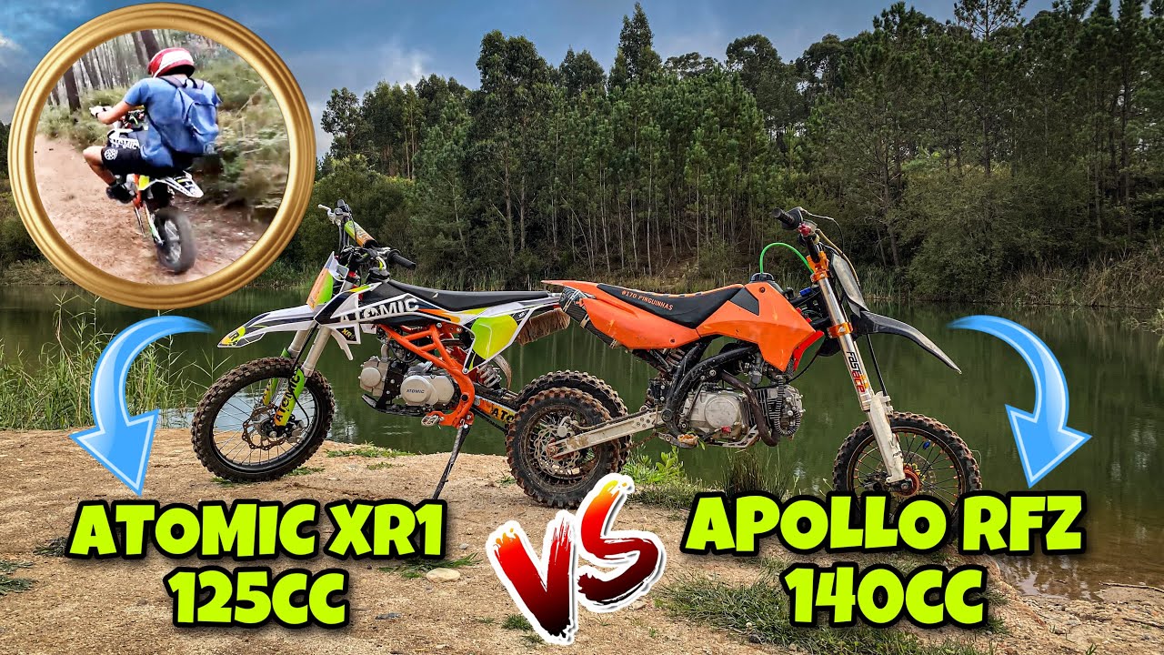 A NOVA ATOMIC XR1 125CC VS APOLLO RFZ 140CC | STOWNAS