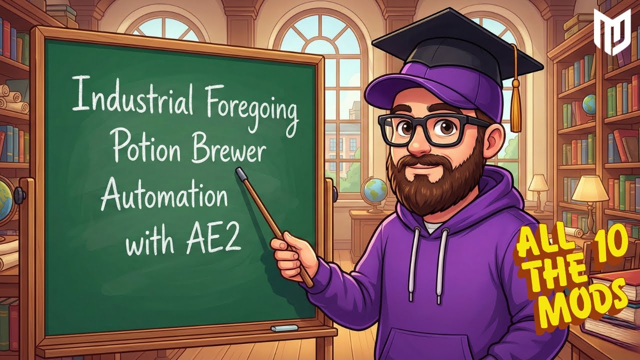 Potion Brewer AUTOMATISIEREN! 🧪 Industrial Foregoing & AE2 Guide [ATM10]