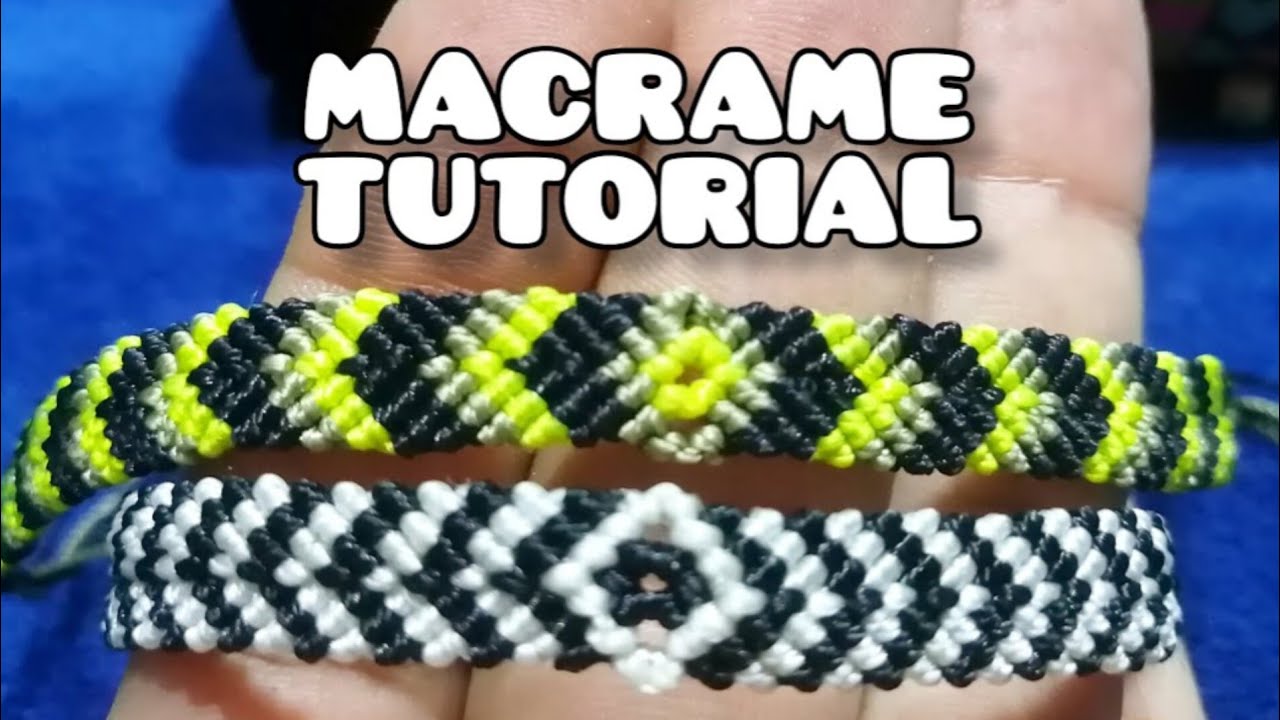 TUTORIAL PULSERA MACRAME 8 HILOs 0.8 mm. 8 THREADS BRACELET TUTORIAL 0.8 mm. (THICK)