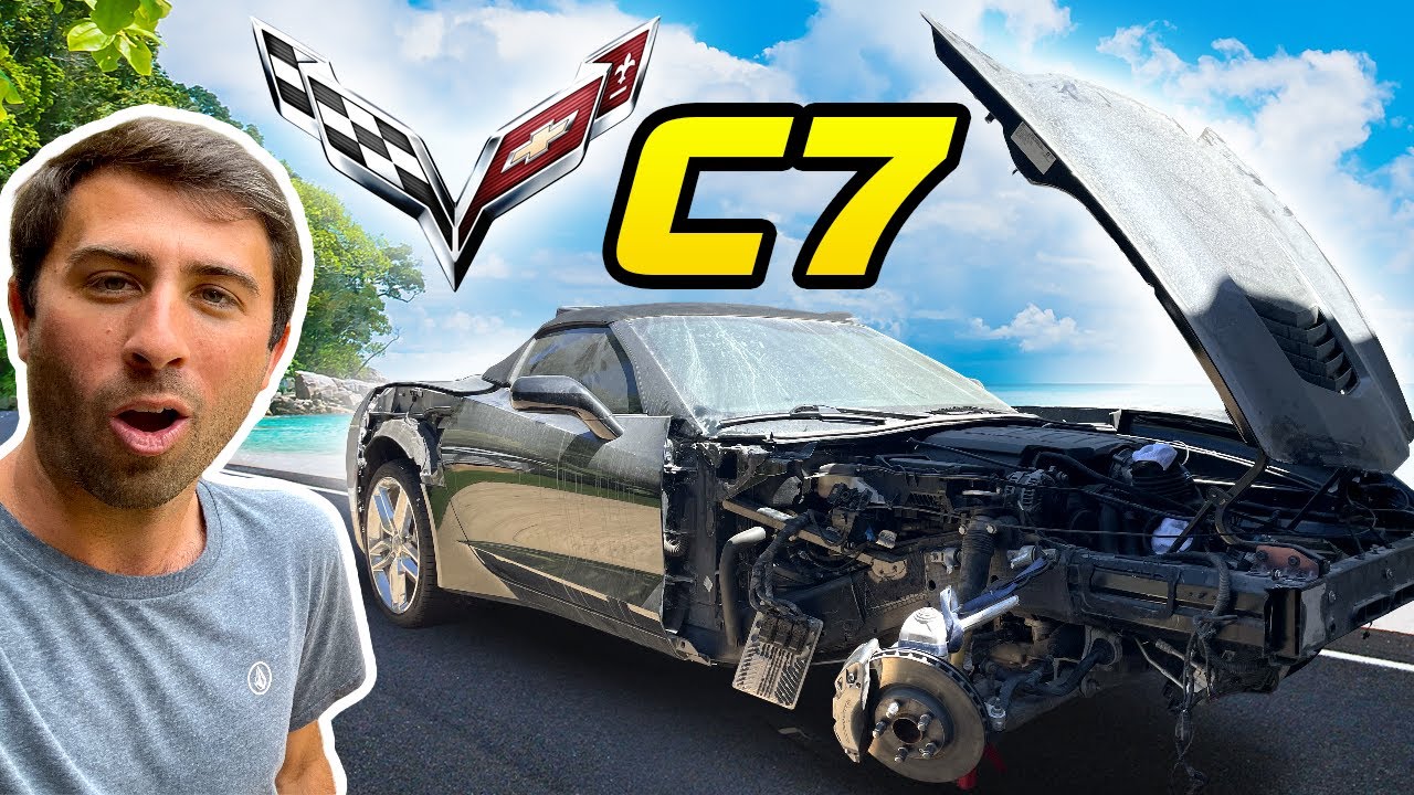 I Spent $18,000 On A Wrecked Chevy Corvette C7 Stingray & Rebuilt It