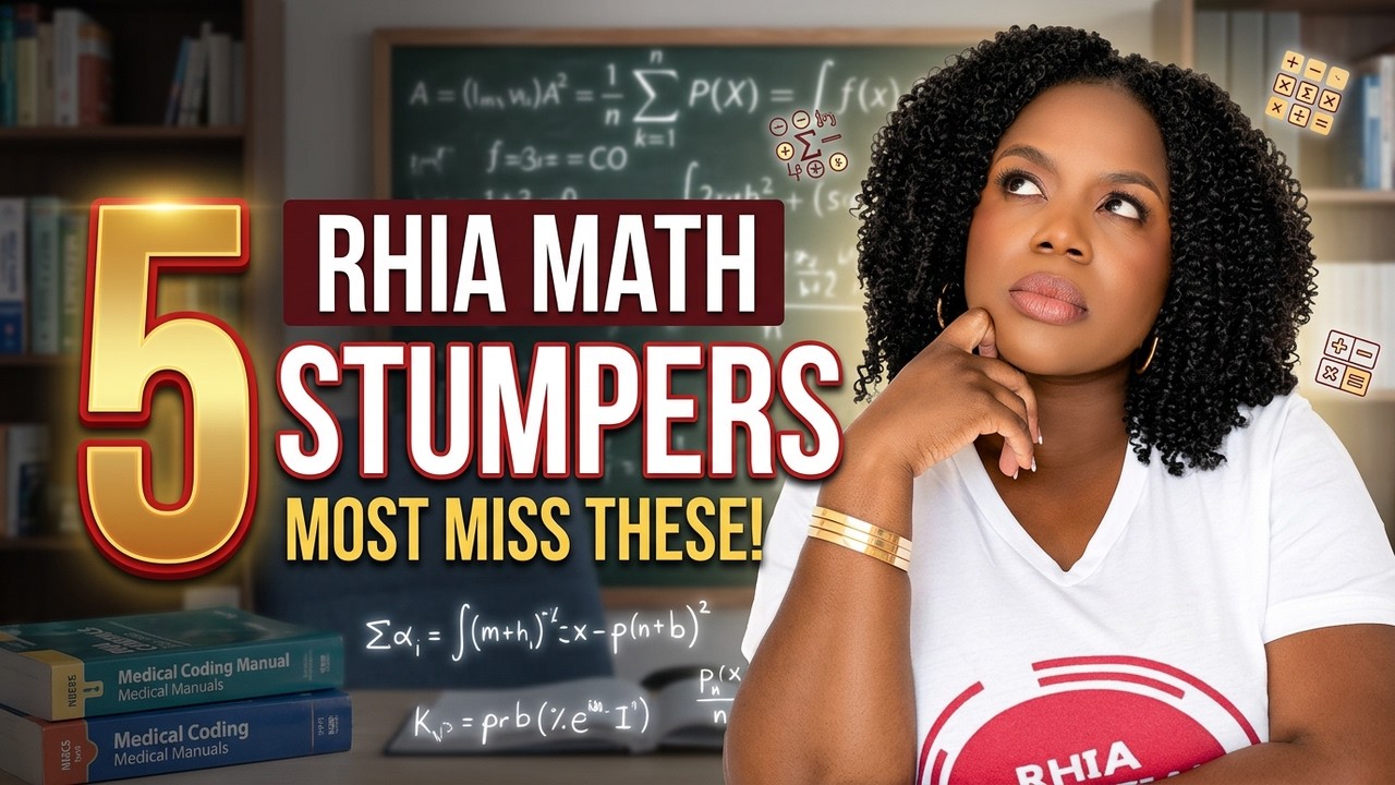 5 RHIA Math Concepts That Stump Most Test Takers