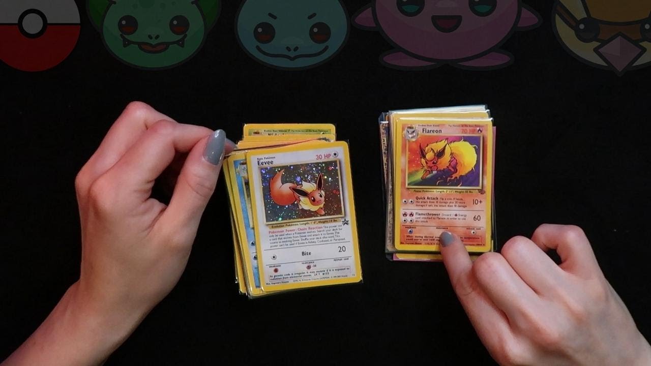 ASMR Older Pokemon Cards ⭐ Ramble ⭐ Soft spoken & Whispers