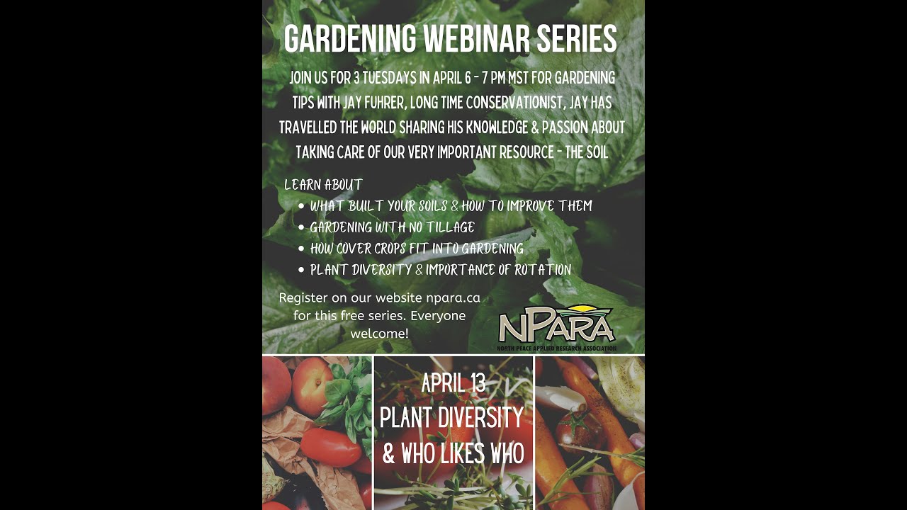 Gardening Webinar #2 with Jay Fuhrer: Plant Diversity & Who Likes Who