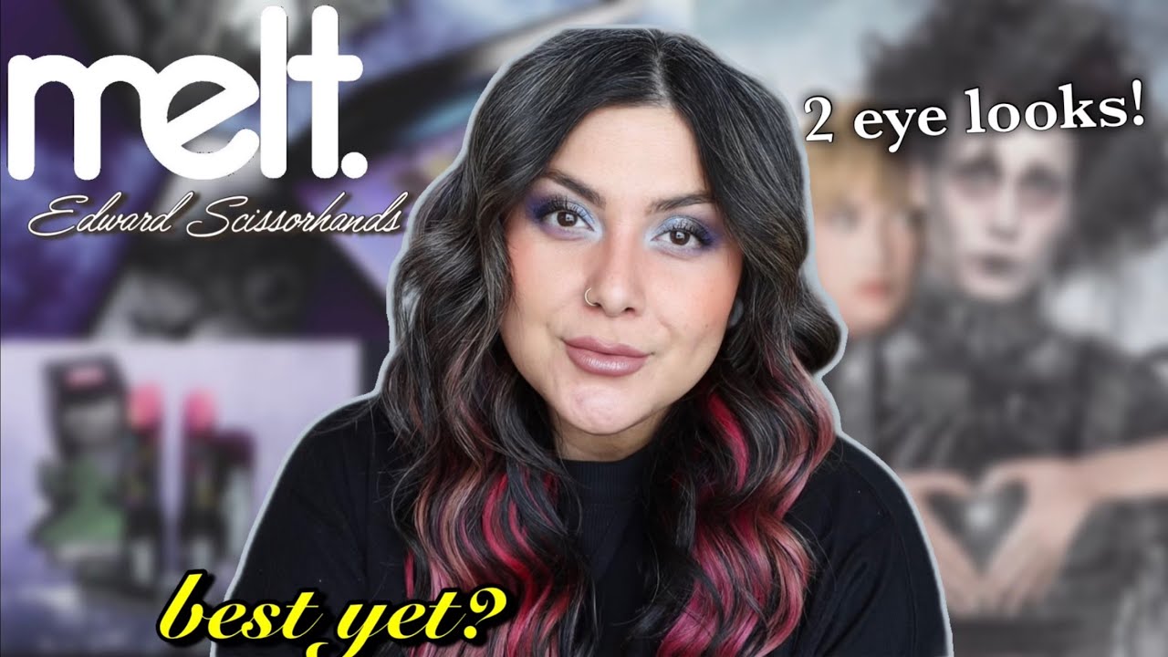 НОВАЯ коллекция Melt x Edward Scissorhands: глянцевая помада, матовые румяна и палетка теней для век